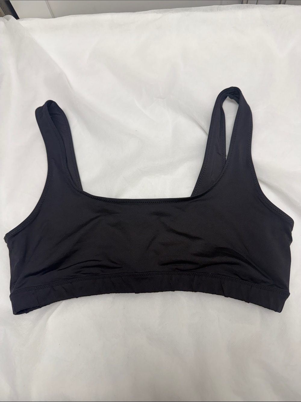 SKIMS Black Scoop Sports Bralette